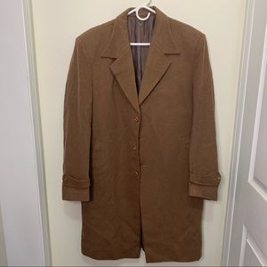 Janede Pull Vintage Boyfriend Oversized Outerwear Trench Slouch Coat size Large